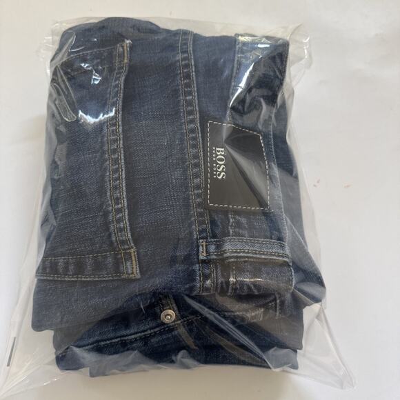 Hugo Boss Jeans Men’s 34x30 Blue Straight Leg Denim Pants Classic Fit - Picture 12 of 12